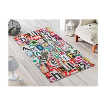 Covor rezistent vitaus alphabet, 80 x 150 cm