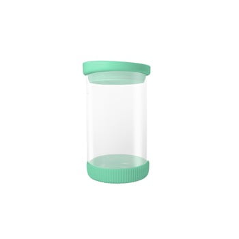 Recipient din sticlă jocca container, 810 ml, capac verde