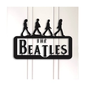 Decorațiune metalică pentru perete The Beatles