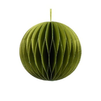 Decorațiune din hârtie pentru crăciun only natural, ø 7,5 cm, verde