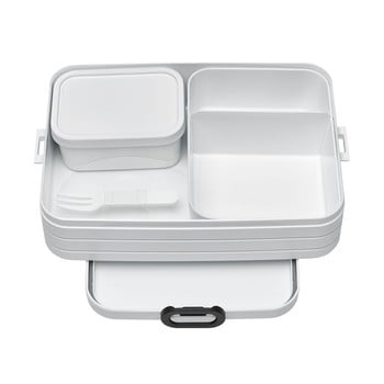 Set caserole pentru prânz rosti mepal nordic large, alb