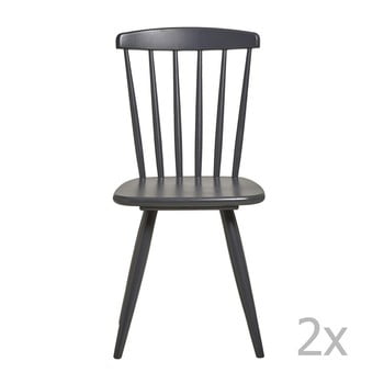 Set 2 scaune marckeric jade, gri antracit