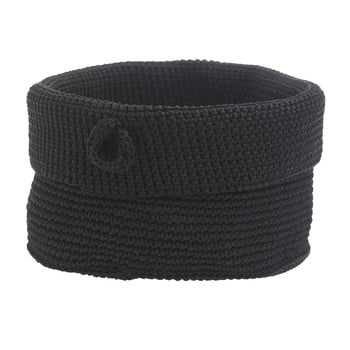 Coș depozitare zone confetti, ⌀ 19 cm, negru