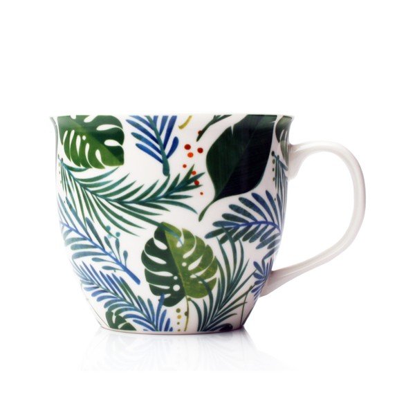 Hrnek z kostního porcelánu Sabichi Jungle, 560 ml