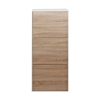 Pantofar temahome bamboo, maro - alb