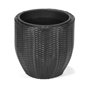 Ghiveci de exterior timpana lily, negru