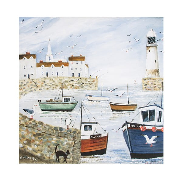 Obraz Graham & Brown Harbourside Type, 50 x 50 cm