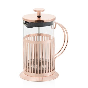French press pentru ceai și cafea brandani rose gold, 800 ml
