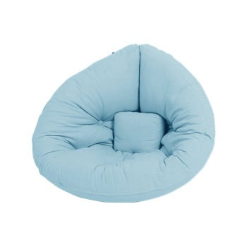 Fotoliu extensibil pentru copii karup design mini nido light blue