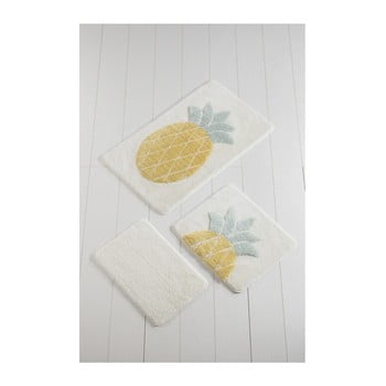 Set 2 covoare baie tropico ananas