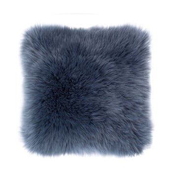 Pernă tiseco home studio sheepskin, 45 x 45 cm, albastru