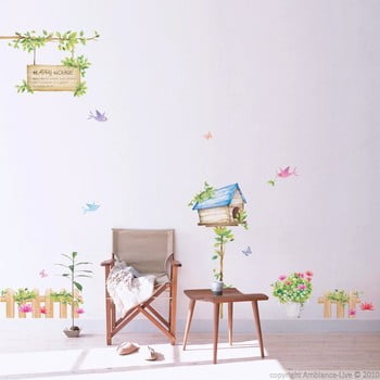 Set autocolante ambiance happy house, 42 x 30 cm