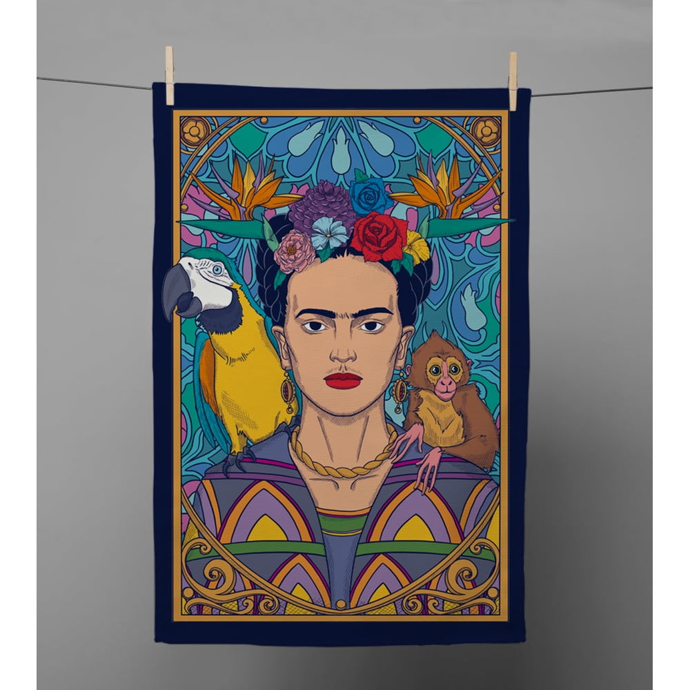Utěrka 43x64 cm Frida ArtDeco – Frida Kahlo