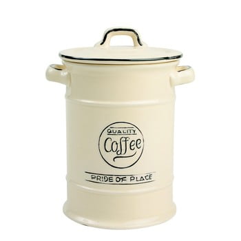 Recipient ceramic pentru cafea t&g woodware pride of place, crem