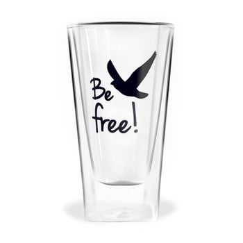 Pahar cu perete dublu vialli design be free, 300 ml