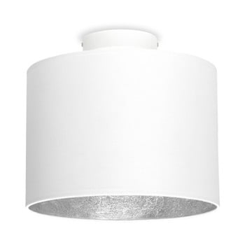Plafonieră sotto luce mika, Ø 25 cm, alb/argintiu