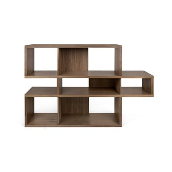 Bibliotecă temahome london small, 156 x 100 cm, maro închis