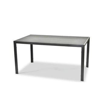 Masă de grădină timpana viking, lungime 140 cm, negru