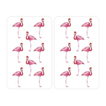 Protecție din sticlă pentru aragaz wenko flamingo, 2 buc.