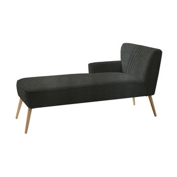 Șezlong custom form harry, pe partea stângă, gri închis