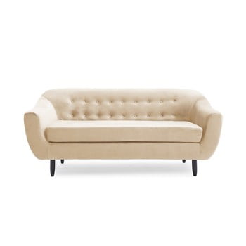 Canapea 3 locuri vivonita laurel sahara sand, bej deschis