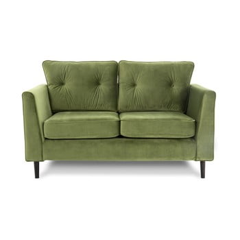 Canapea cu 2 locuri vivonita portobello, verde