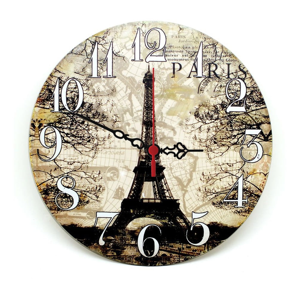 Nástěnné hodiny Lovely Paris, 30 cm