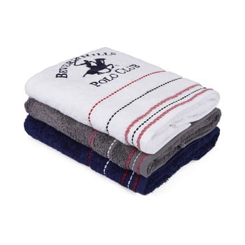 Set 3 prosoape din bumbac pentru mâini, 90 x 50 cm, multicolor