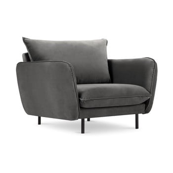 Fotoliu cosmopolitan design vienna, gri închis