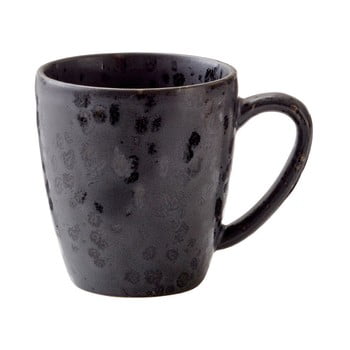 Cană din gresie ceramică bitz basics black, 190 ml, negru