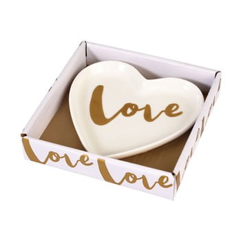 Farfurie decorativă din porțelan rex london love heart