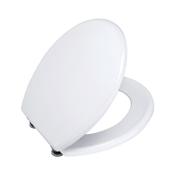 Bílé WC sedátko Wenko Prima, 41 x 38 cm
