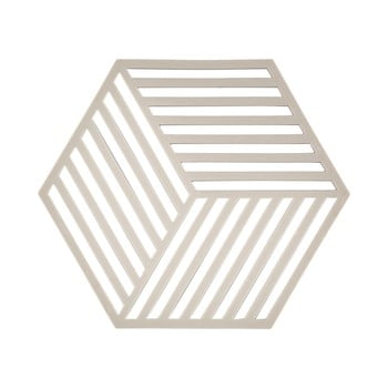 Suport pentru vase fierbinți zone hexagon, gri deschis