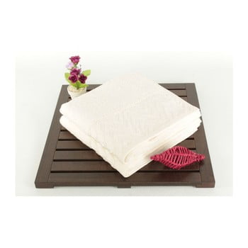 Set 2 prosoape pentru mâini kalp ecro, 50x90 cm