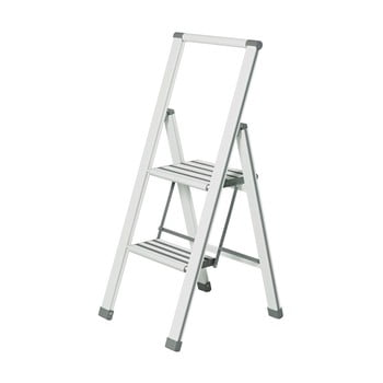 Scără pliantă wenko ladder alu, înălțime 101 cm, alb