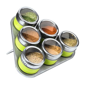 Set 6 recipiente cu magnet și suport premier housewares