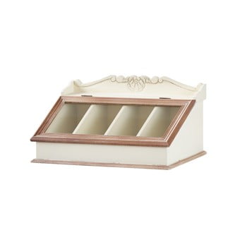 Organizator din lemn de plop livin hill rimini, crem