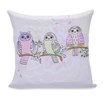 Față de pernă din microfibră decoking owls springstory, 80 x 80 cmm