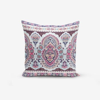 Față de pernă cu amestec din bumbac minimalist cushion covers lila cini, 45 x 45 cm