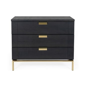 Servantă woodman pimlico, 75 x 91 cm, negru