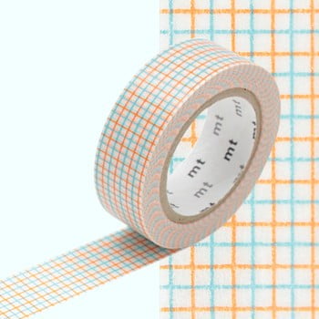 Bandă decorativă washi mt masking tape rosalie, rolă 10 m