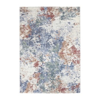 Covor elle decor arty fontaine, 80 x 150 cm, verde - albastru deschis