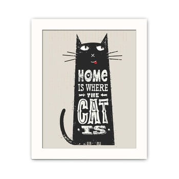 Tablou decorativ cat, 28,5 x 23,5 cm