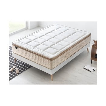 Pat dublu cu saltea bobochic paris cashmere, 140 x 190 cm