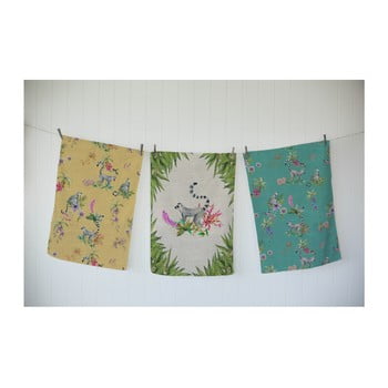 Set 3 suporturi din bumbac pentru masă madre selva lemur