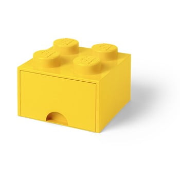 Cutie depozitare cu sertar lego®, galben