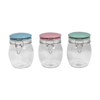 Set 3 recipiente sabichi clip, 700 ml