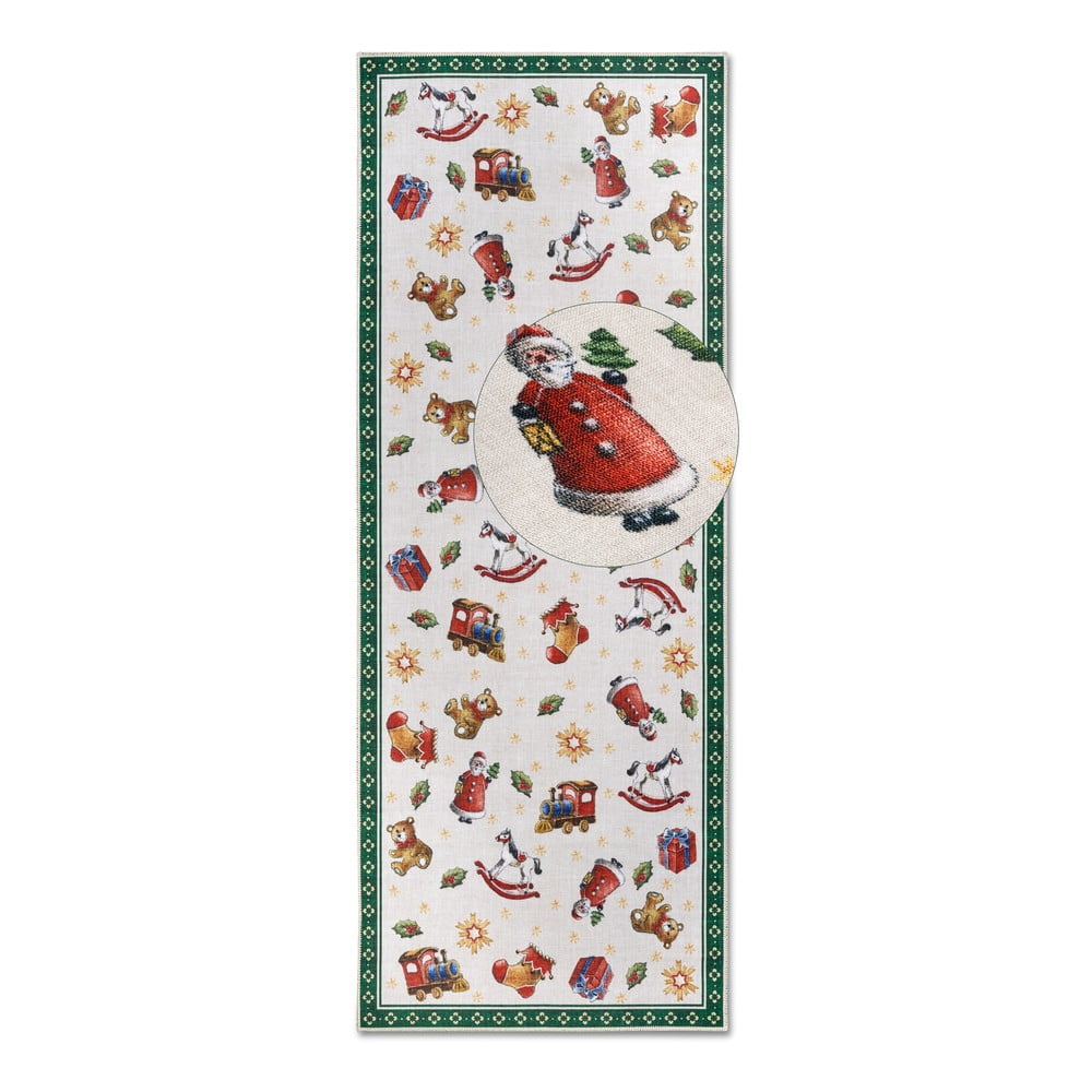 Zelený běhoun s vánočním motivem 80x200 cm Green Christmas – Villeroy&Boch