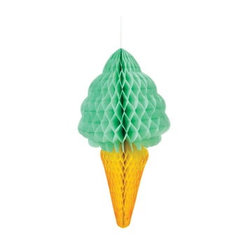 Decorațiune din hârtie rex london ice pistachio, înălțime 52 cm