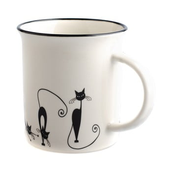 Cană din porțelan dakls cats haile, 310 ml